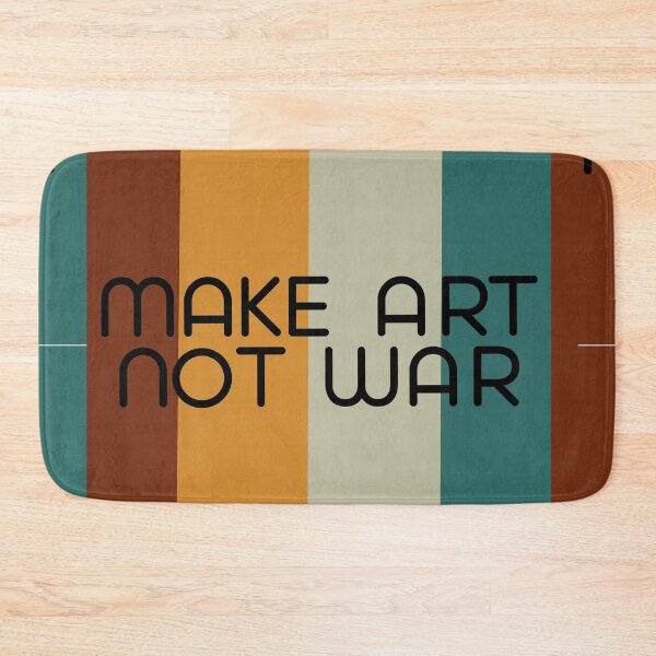 Item preview, Make art not war - background designed and sold by annaguerrawords.