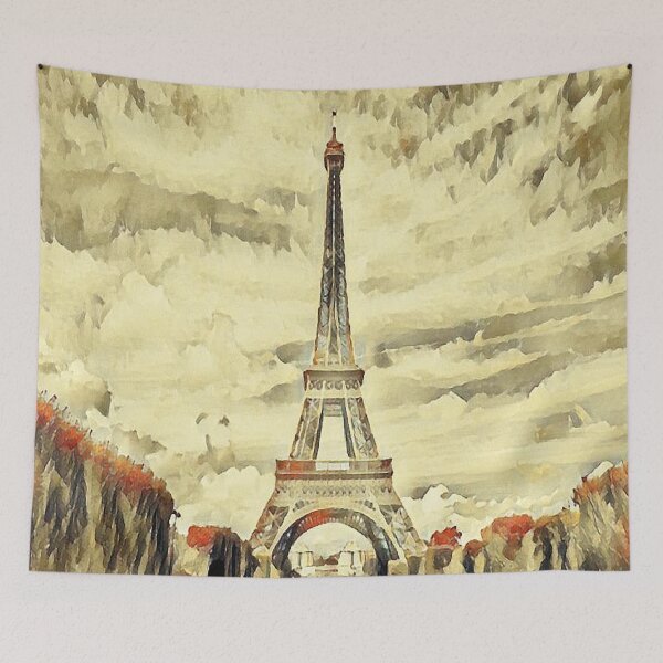 Item preview, Eiffel Tower Paris Watercolor Painting  designed and sold by ramazis.