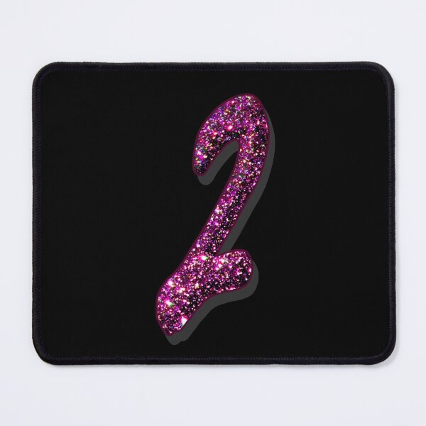 Item preview, Number Two 2nd Birthday Date Age Numbers designed and sold by GlamourChick.
