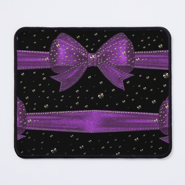 Item preview, Gothic bows pattern purple black - wedding designed and sold by GlamourChick.