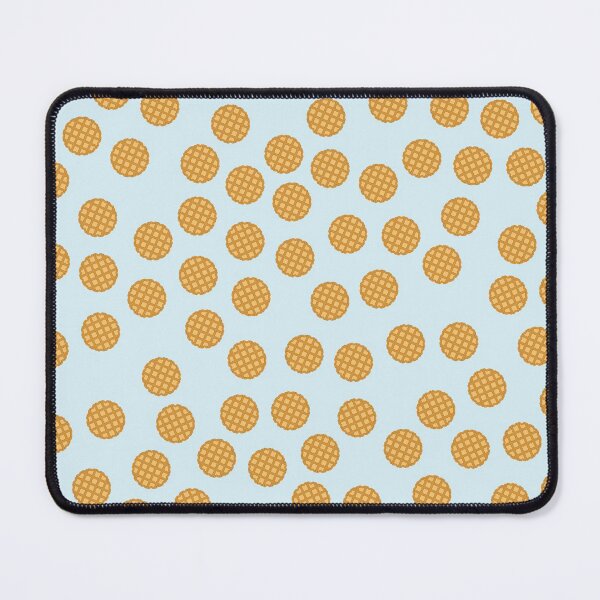 Item preview, Cute Waffles on Blue Background designed and sold by kapotka.