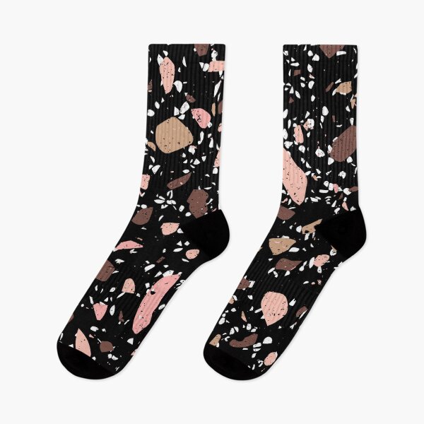 Item preview, Black, White and Pinks Terrazzo  designed and sold by thesnowwhyte.