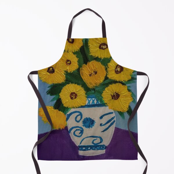 Item preview, Some sunflowers and mixed medium and metallic paints designed and sold by kkartwork.