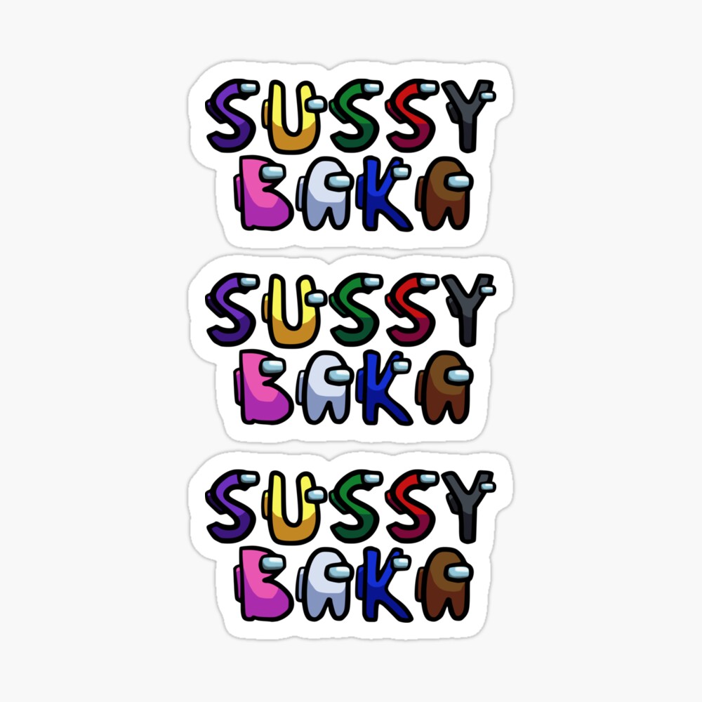 Sussy Baka Magnet for Sale by ReverendMothman