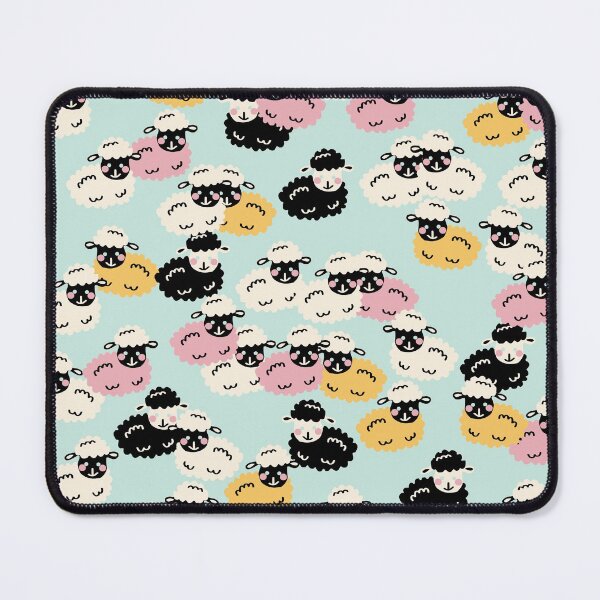 Item preview, Cute Sheep on blue Background designed and sold by kapotka.