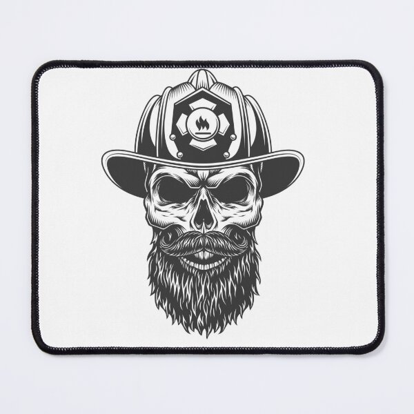 Item preview, Skull fireman hat designed and sold by WaviStudio.