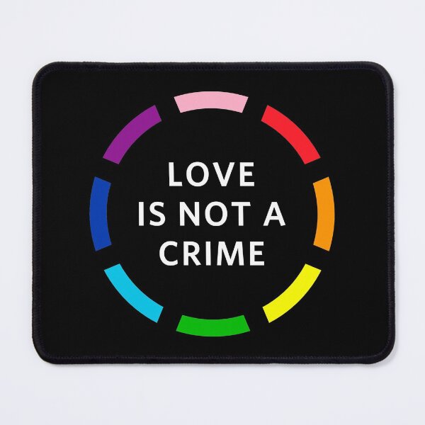Item preview, LOVE IS NOT A CRIME, LGBT Pride, Lesbian, Gay, Bisexual, Transgender, Intersex, Queer/Questioning, Asexual, LGBTQ Ally designed and sold by 9Hobb.
