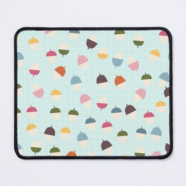 Item preview, Acorn Pattern on Blue Background designed and sold by kapotka.