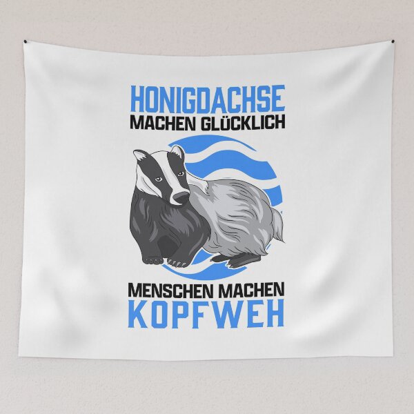 Item preview, Honey badger headache badger marten saying designed and sold by madgrfx.