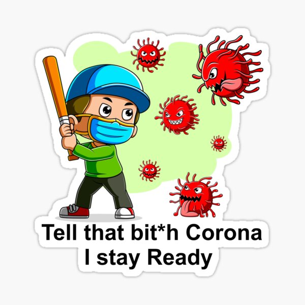 Item preview,  Corona I stay ready Covid 19 social distance designed and sold by Golden-place.