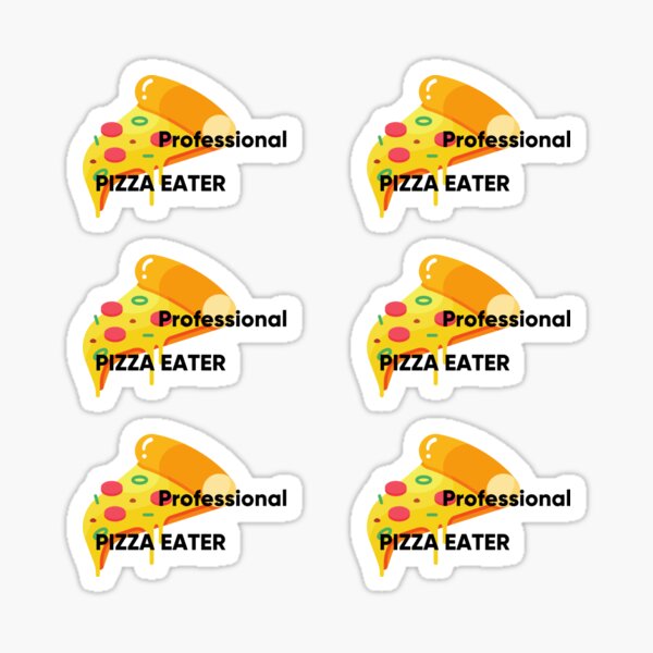 "Pizza Addiction" Sticker for Sale by theredsharp Redbubble