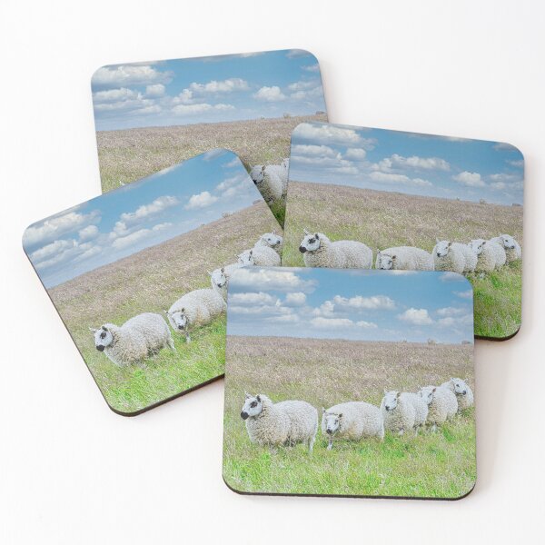 Item preview, Sheep in line on Lundy Island, UK designed and sold by Sailmates Reflections.