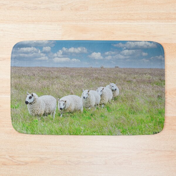 Item preview, Sheep in line on Lundy Island, UK designed and sold by Sailmates Reflections.