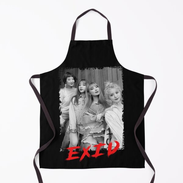 Item preview, EXID Kpop Group Members Black and White Korean Kpop RGB Color Design designed and sold by Piosenka Art.