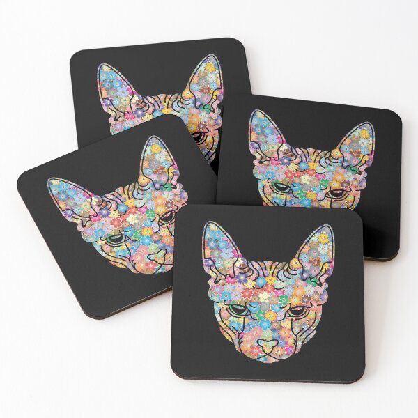Item preview, Cat Colorful Flowers Gift designed and sold by Shariss.