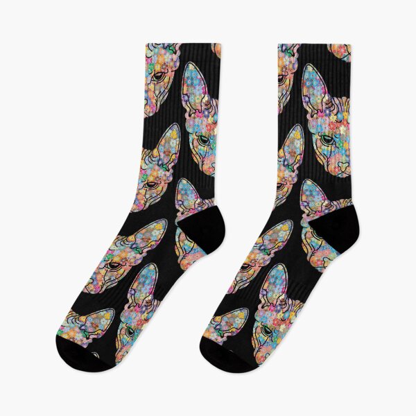 Item preview, Cat Colorful Flowers Gift designed and sold by Shariss.