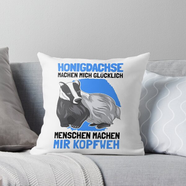 Artikelvorschau, Honigdachs Kopfschmerzen Dachs Marder Spruch entworfen und verkauft von madgrfx.