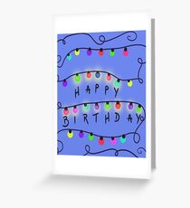 stranger birthday Greeting Card