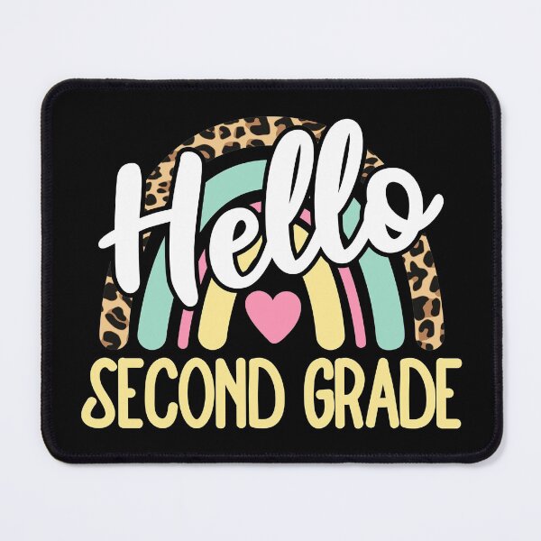 Item preview, Hello Second Grade Leopard Rainbow Back to School Teacher designed and sold by AnyKitty.