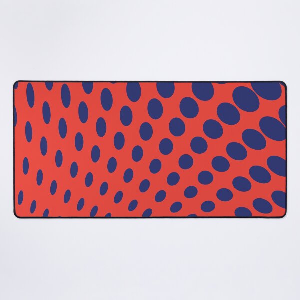 Item preview, Twisted Halftone Polka Dots in Red and Blue designed and sold by hobrath.