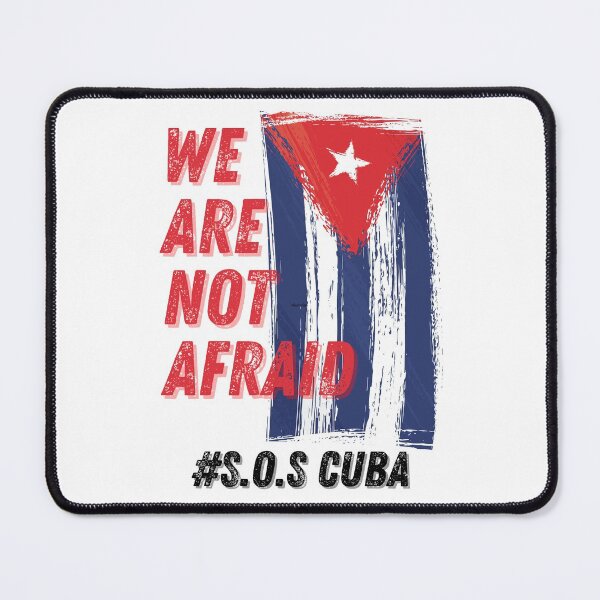 Item preview, We are not afraid S.O.S Cuba libre 2 designed and sold by ConstantinoMD1.