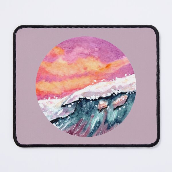 Item preview, Ocean Love - Round - Watercolour Painting designed and sold by Pattokarts.