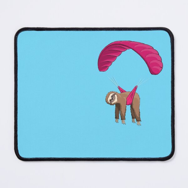 Item preview, Flying Sloth Skydiver Paraglider designed and sold by Skizzenmonster.