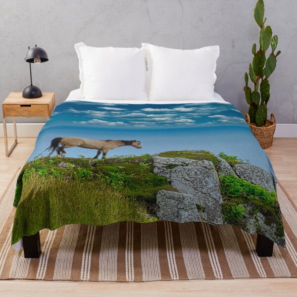 Item preview, Horse On Cliff Overlooks the Sea  designed and sold by Sailmates Reflections.