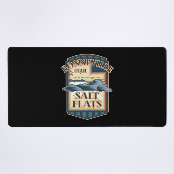 Item preview, Bonneville Salt Flats International Speedway Vintage Retro Style Illustration designed and sold by hobrath.