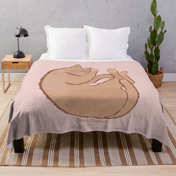 Item preview, Sleepy cute cat curled up designed and sold by PeacePlanner.