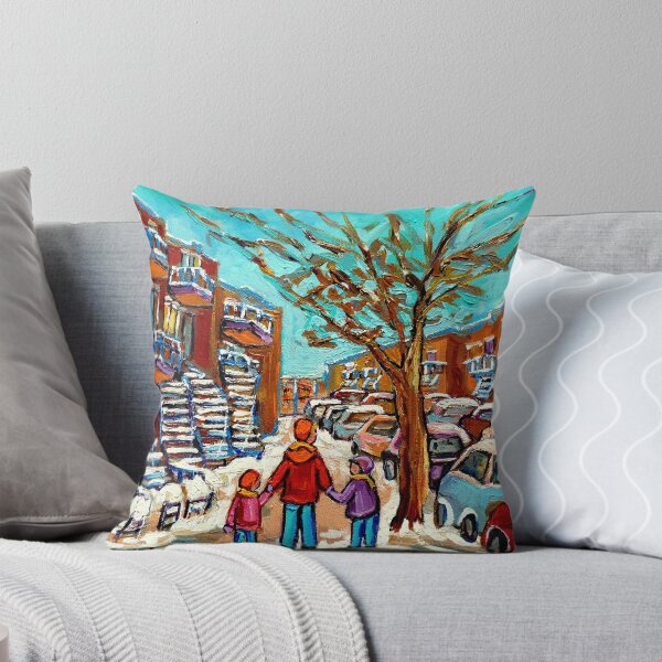 Item preview, VERDUN WINTER WALK PAINTING designed and sold by Carole  Spandau.