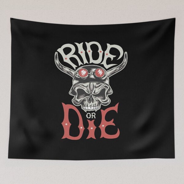 Item preview, Ride or Die Motorbike Art designed and sold by DIYarts.
