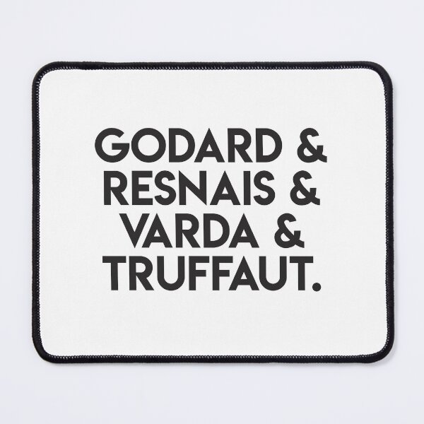 Item preview, Godard Resnais Varda Truffaut (black) designed and sold by didijuca.