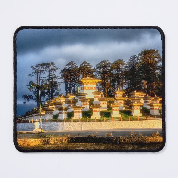 Item preview, Stupas at Dochula Pass - Bhutan designed and sold by Kathy Weaver.