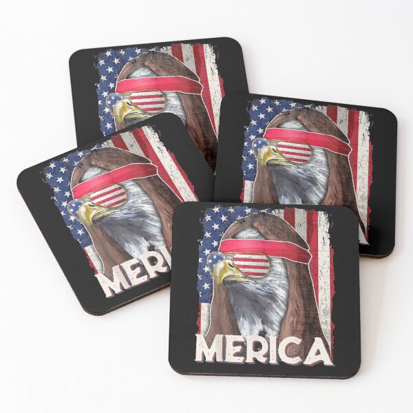 Item preview, Merica Bald Eagle Mullet American Flag 4th Of July Patriotic designed and sold by lucretia155.