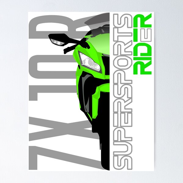 Kawasaki Zx10r Posters for Sale | Redbubble