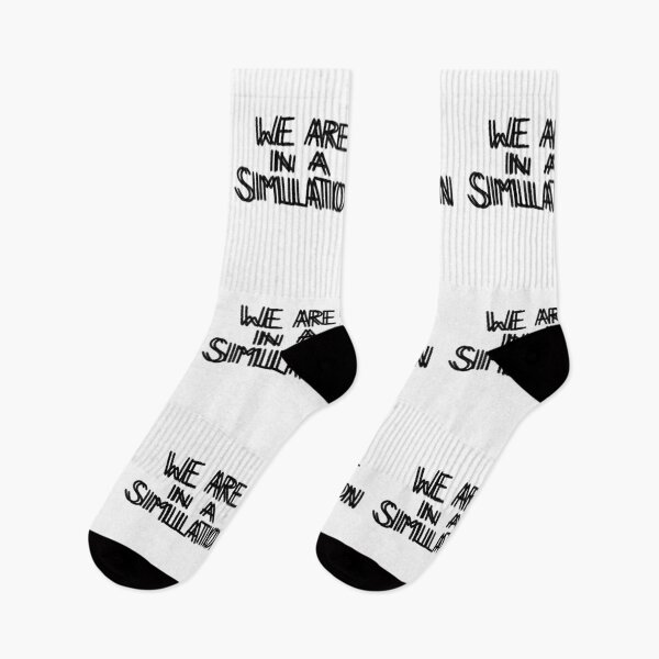 Item preview, WE ARE IN A SIMULATION, Existential Crisis designed and sold by MossBiscuit.