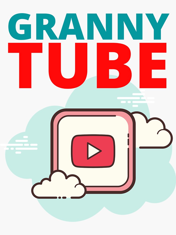 Granny in tube  Sticker for Sale by Farhad Aali | Redbubble