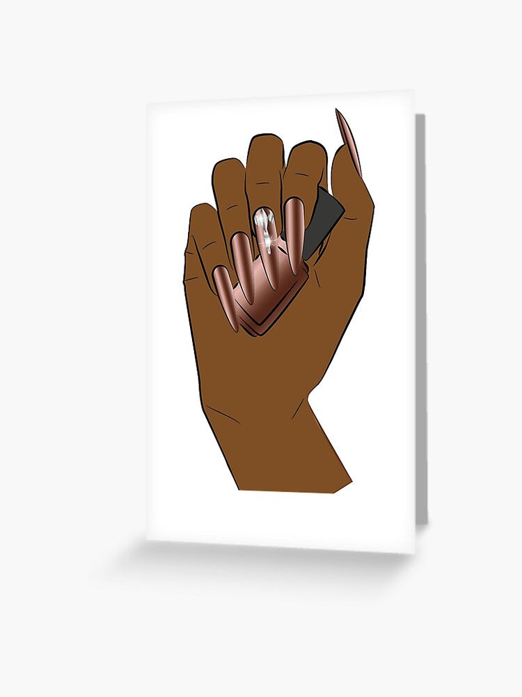 Long Nails Card 