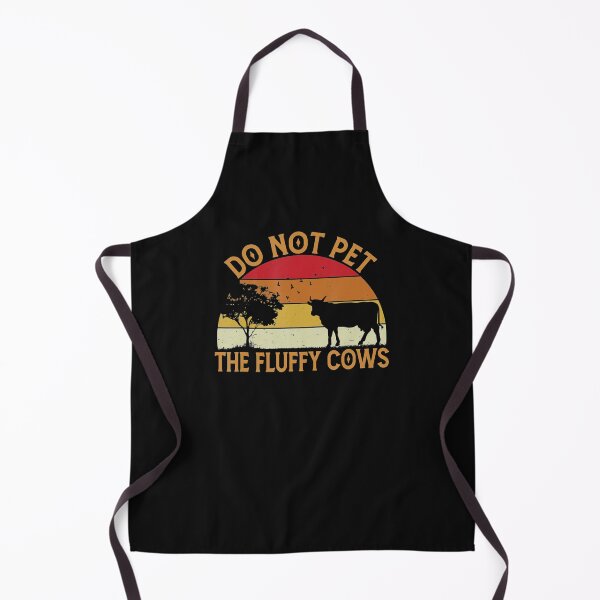 Item preview, Do Not Pet The Fluffy Cows For Brown Fluffly designed and sold by Nguyenvanhai.