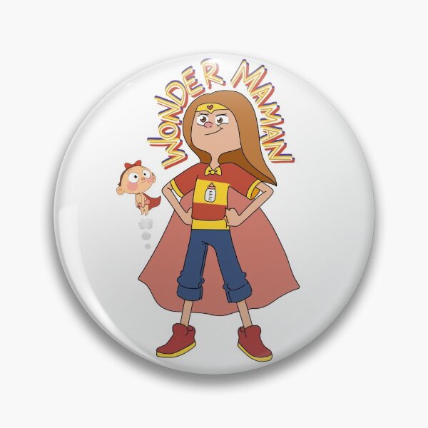 Item preview, Wonder Mama with Super Baby designed and sold by 999Potato.