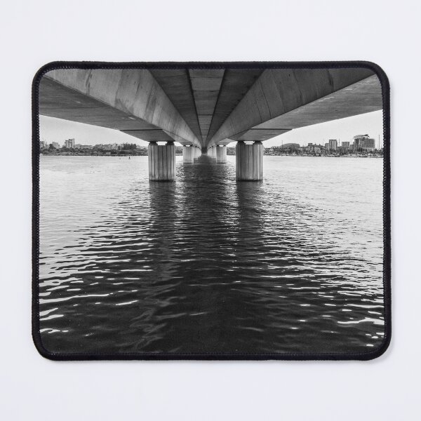 Item preview, Under Cardiff Bay link road bridge over the river Taff Wales designed and sold by iCimages.net.