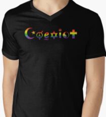 Coexist Men's V-Neck T-Shirt