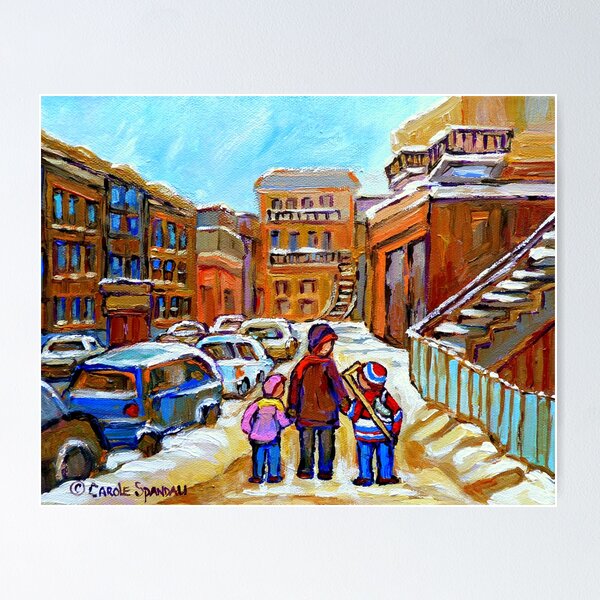 Item preview, MONTREAL WINTER PAINTINGS designed and sold by Carole  Spandau.
