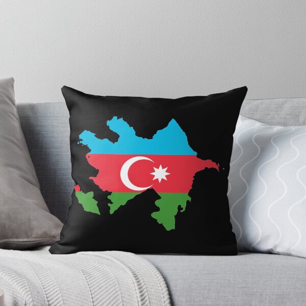 Item preview, Azerbaijan Flag Map designed and sold by limitlezz.