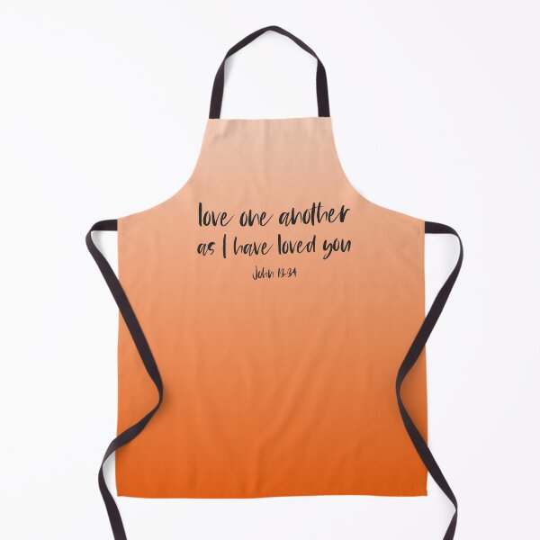 Item preview, "Love one another as I have loved you" in black letters - Christian Bible Verse designed and sold by Ofeefee.