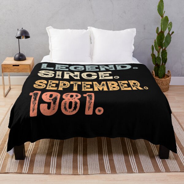 Item preview, Legends Were Born In September 1981 40th Birthday designed and sold by lucretia155.