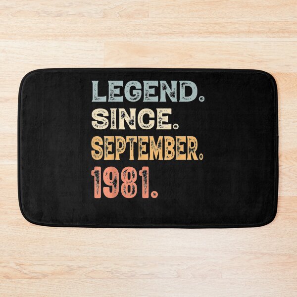 Item preview, Legends Were Born In September 1981 40th Birthday designed and sold by lucretia155.