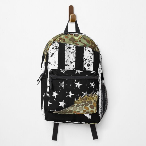 Item preview, Black White American Flag Groupers 4th Of July Fish designed and sold by aliceshe.