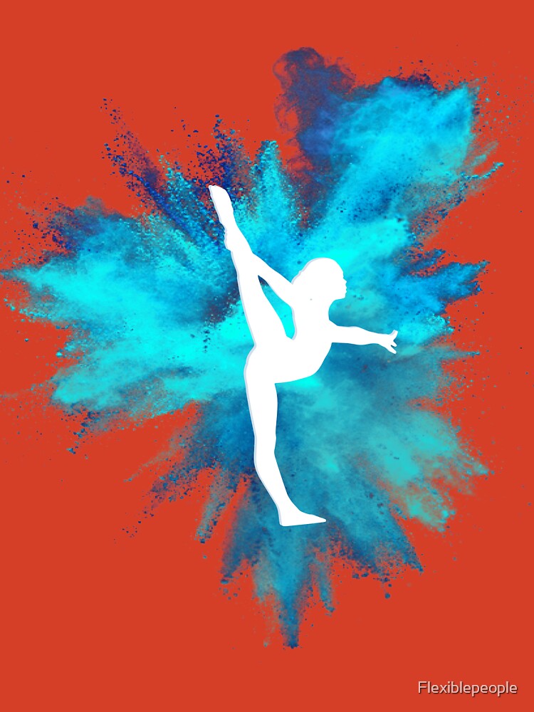 Beam Gymnast Silhouette  Production Ready Artwork for T-Shirt Printing